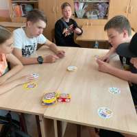 Языковой лагерь. День настольных игр